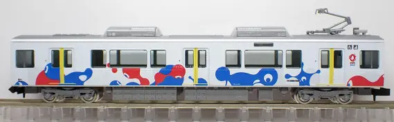 323系（大阪・関西万博ラッピング）が入線しました。 TOMIX 93256