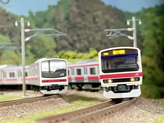 209系500番台 京葉線色（特別企画品）ケヨ34編成 が入線しました