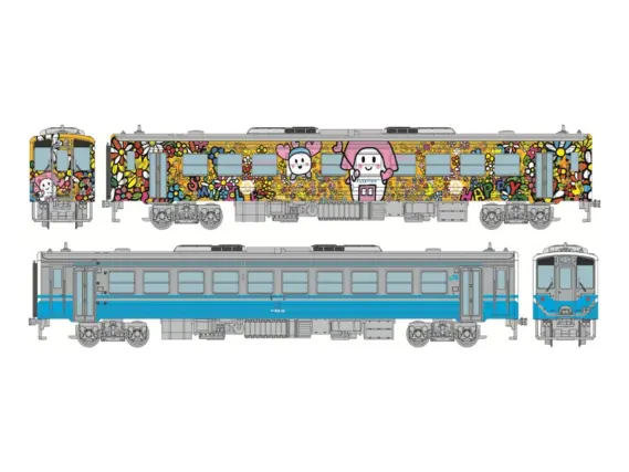 鉄コレ JRキハ54形0番代(すまいるえきちゃん号·JR四国色)2両セット