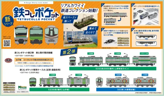 ジオコレ】新製品ポスター公開 2026年4月・5月発売 鉄コレポケット第2