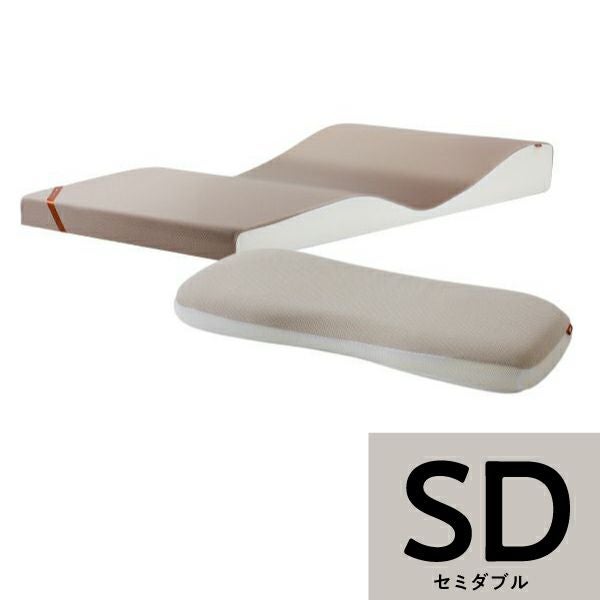 NP腰眠マットレス セミダブル+専用まくらセット NELUD(ネルディ) | Nelture