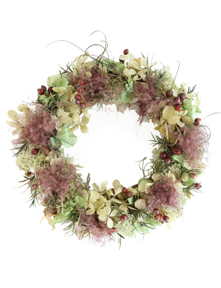 ドライフラワー スワッグ プリザーブドフラワー ブロカント