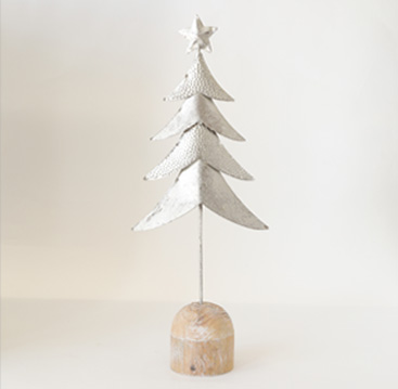 クリスマス雑貨／ブリキ ハンマーツリー