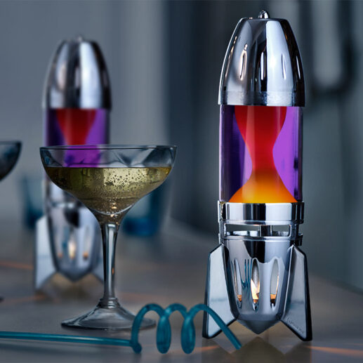 Lava lamps by Mathmos inventors of the lava lamp
