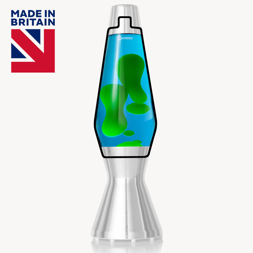 Mathmos Astro Lava Lamp Bottle Blue Green - Blue Lava Lamps
