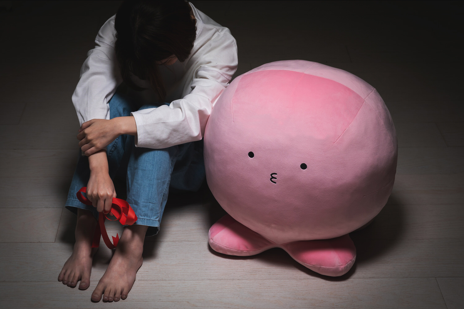 巨大タコピー（全長約49cm＆体重約1.7kg）が家に降臨「タコピーの原罪