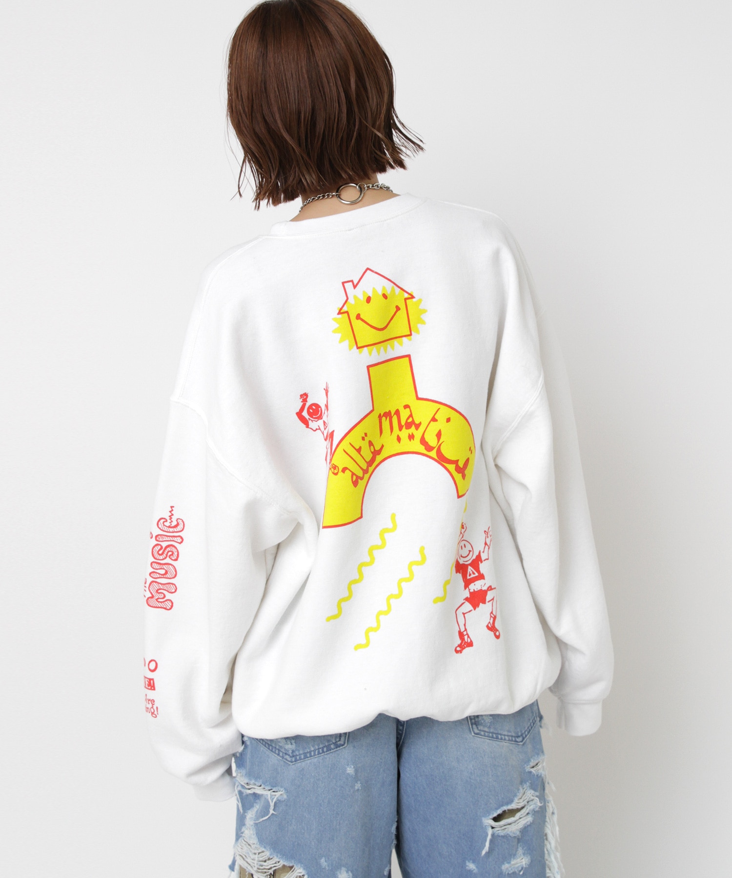 M2579 フィールプリントトレーナー(M ホワイト): トップス - RNA