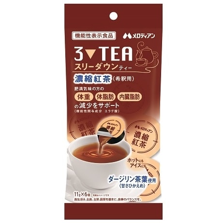 お取り寄せ】【機能性表示食品】スリーダウン ティー 11g×6個(ﾃｨｰ