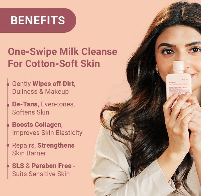 Buy Milk Muse Face Cleanser For Dry & Hydrating Skin – Neude Skin