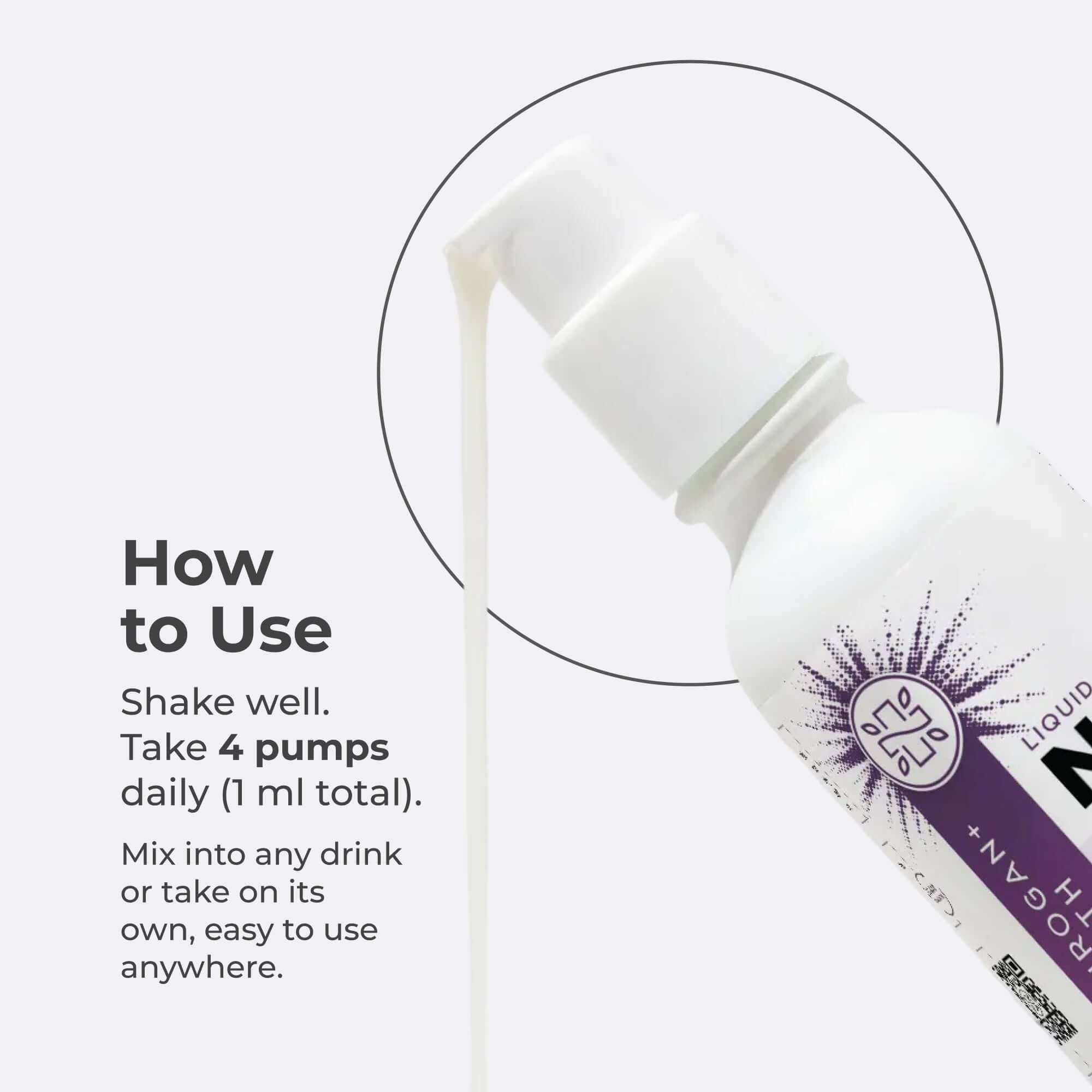 NMN Liquid Drops, 20000mg, 60ml, Fast Absorption