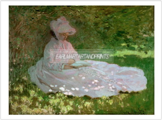 クロード・モネ 本を読む人