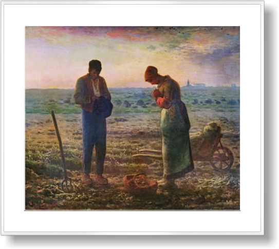 ミレー *晩鐘 1859