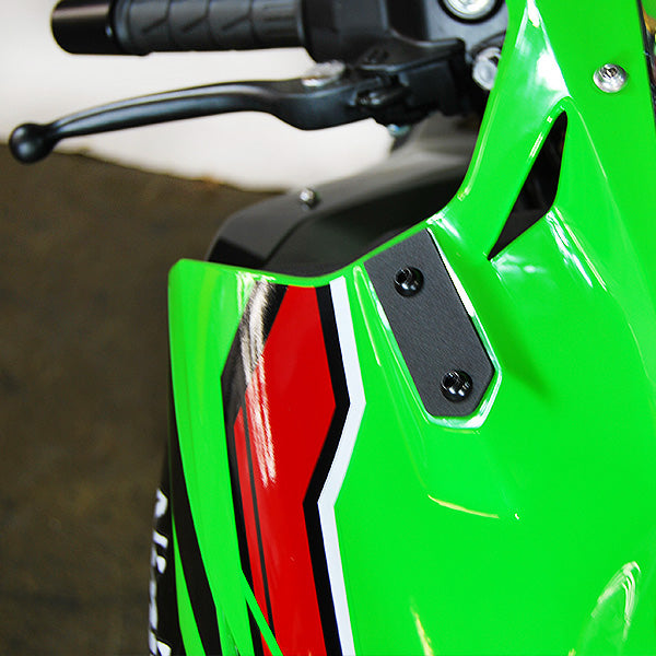 Kawasaki ZX-4R Mirror Block-Off Plates (2023–Present) | NRC Race