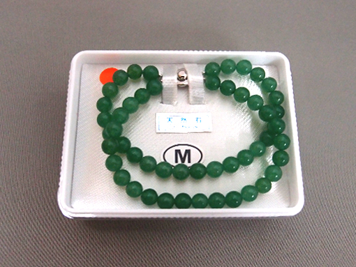 日蓮宗新聞社 : 腕念珠 インド翡翠