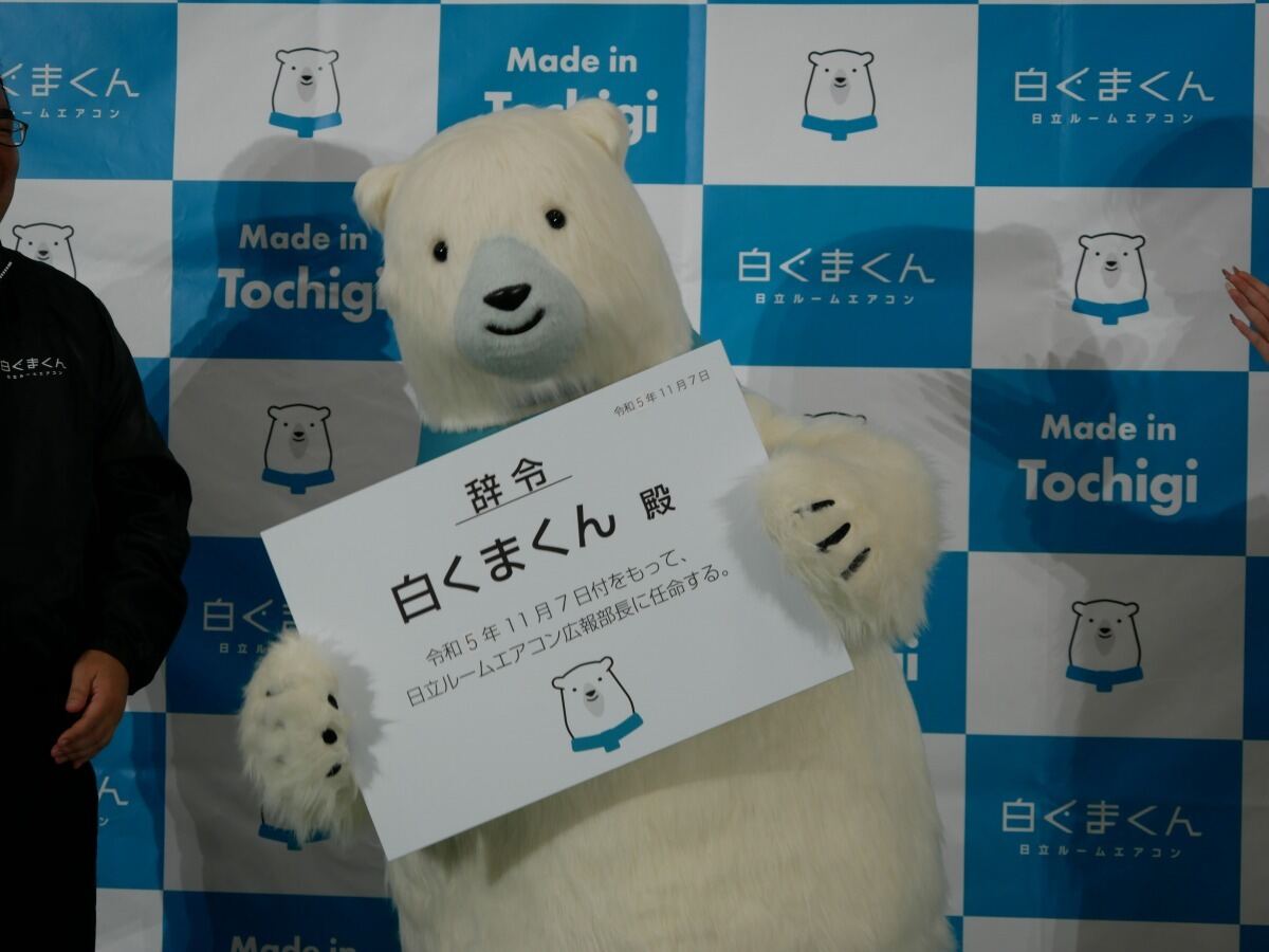 大河原克行のNewsInsight(252) もうすぐ50歳の「白くまくん」、80周年