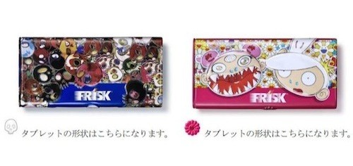 フリスク、村上隆とコラボしたドクロ形&花形の「FRISK Neo」を数量限定