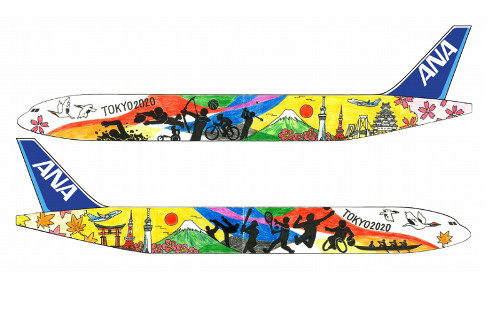 ANA、東京2020特別塗装機はどのデザインに? 最終候補5作品を発表