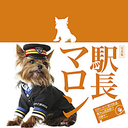 名誉駅長はヨークシャー・テリア! - 写真集『駅長マロン』発売へ