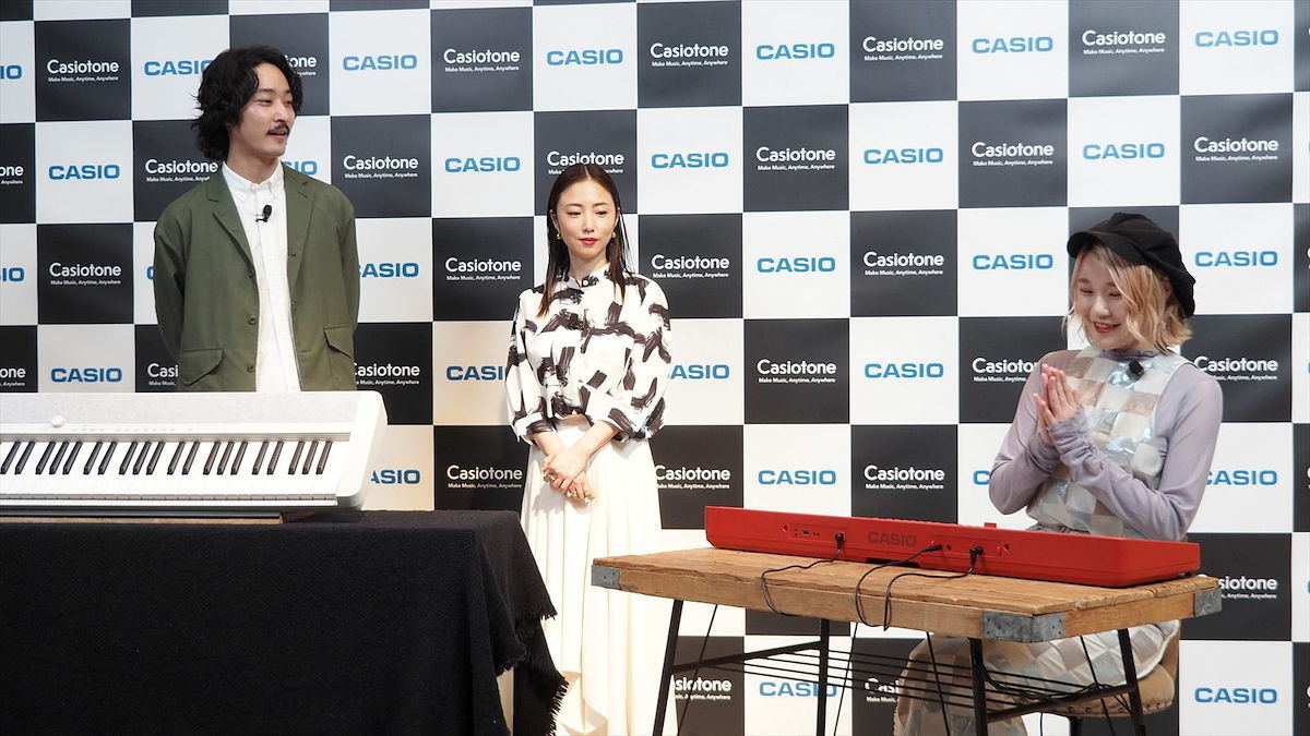 ハラミちゃん生演奏。豪華ゲストが共演したカシオの電子キーボード「CT