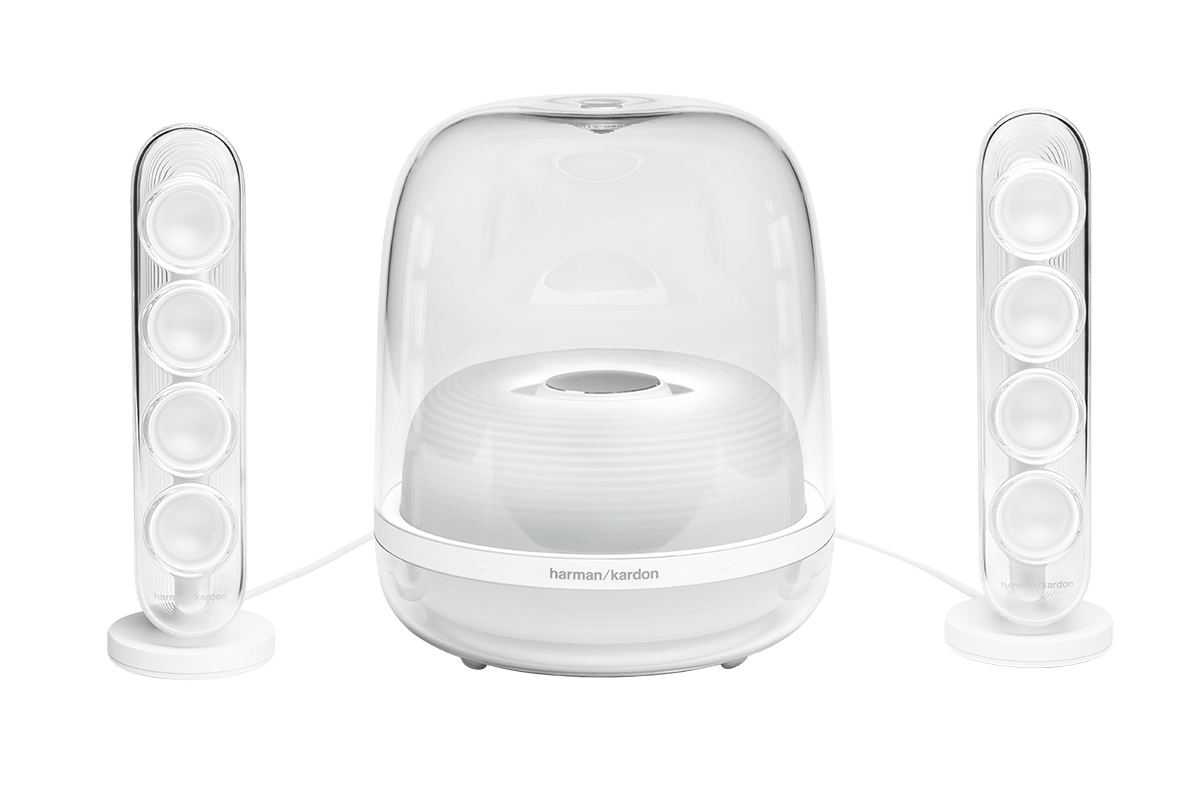 Harman Kardon、BT対応2.1ch透明スピーカー「SoundSticks 4」 | マイ