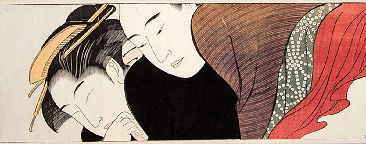 世界三大春画・鳥居清長「袖の巻」の復刻完成を記念した展示会が開催