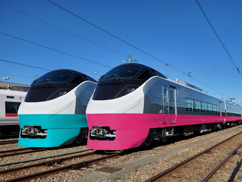 JR東日本E657系「フレッシュひたち」リバイバルカラー第2弾は紅色