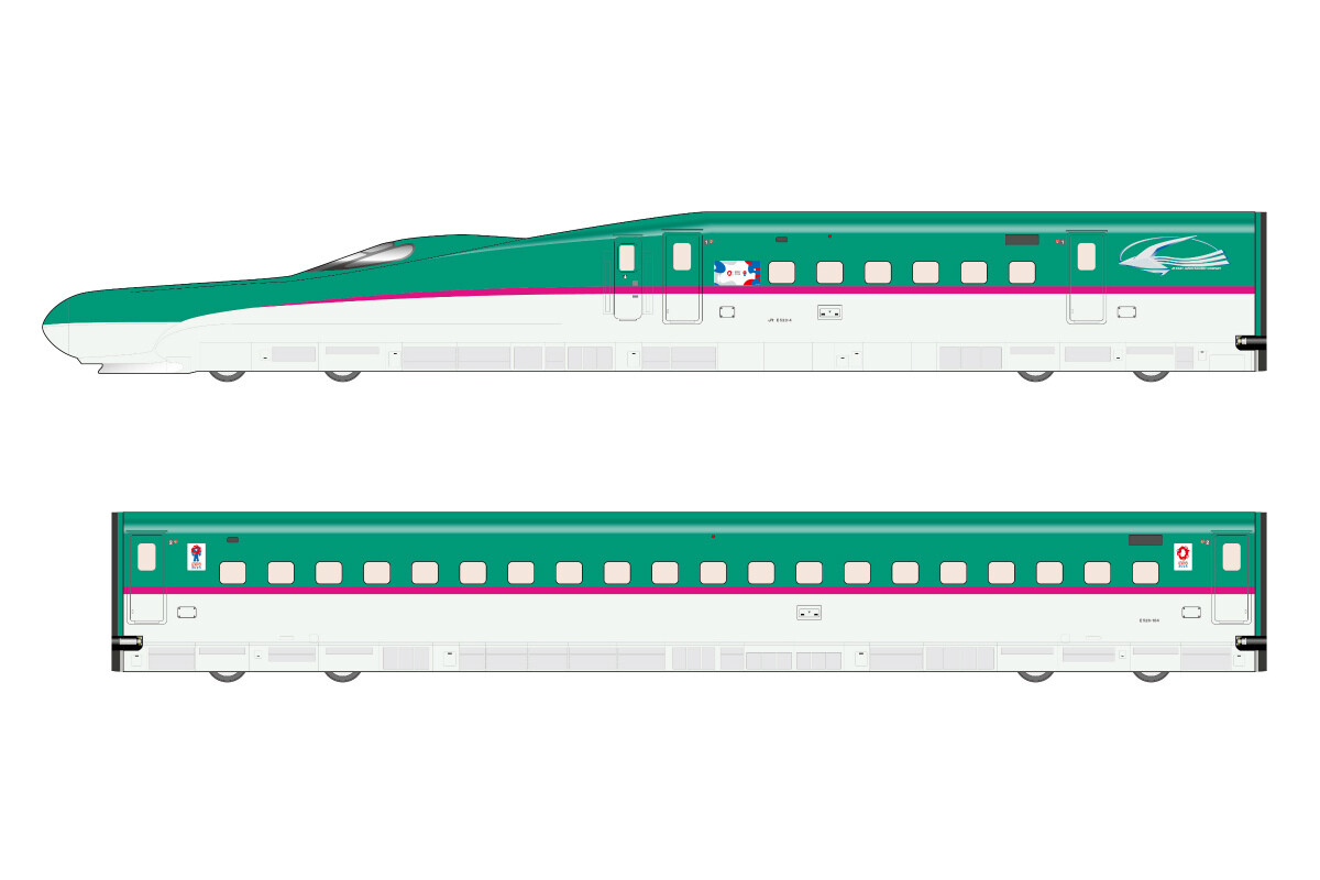 JR東日本、新幹線E5系に万博ラッピング - 山手線ADトレインも運行