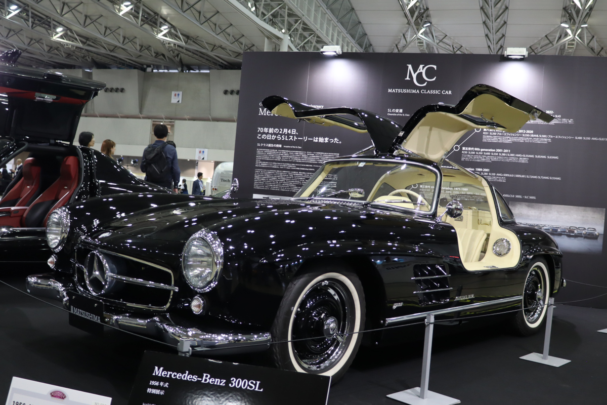 超レア車「300SL」は相場3億? ガルウイングのメルセデスが豪華共演