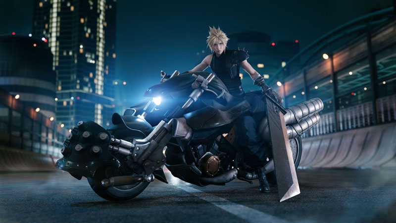 トピックス】クラウドのバイクとバスターソードが「FINAL FANTASY VII