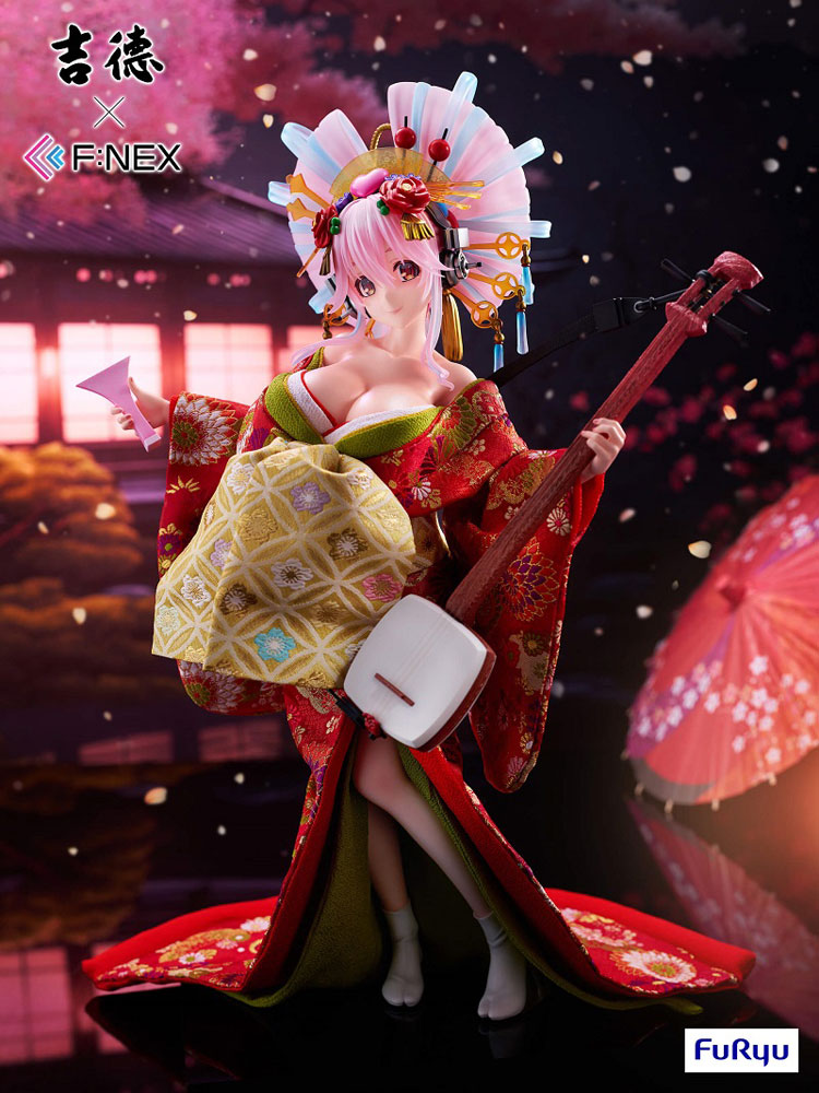 すーぱーそに子」が、F:NEXと吉徳の「日本人形シリーズ」より