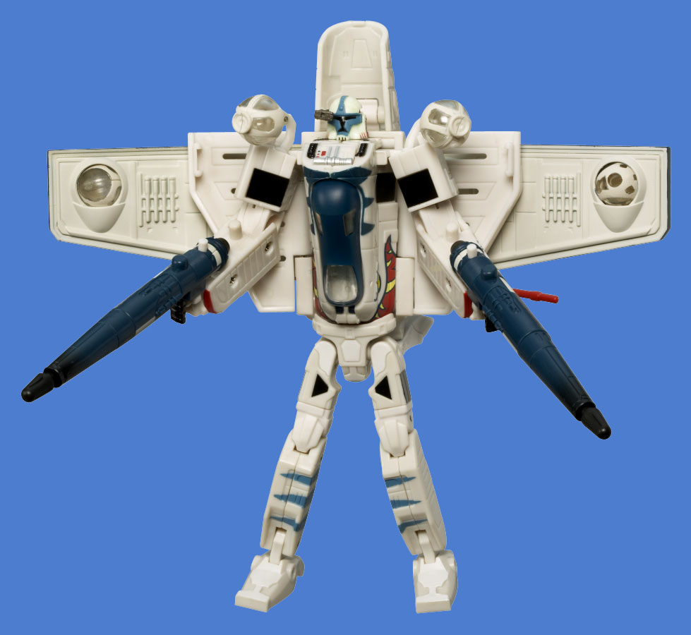 New Star Wars Transformers: Clone Pilot / Republic Gunship Obi-Wan