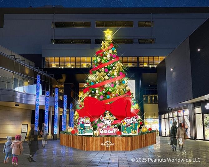 グランベリーパーク クリスマス SNOOPY CHRISTMAS 「BIG GIFT