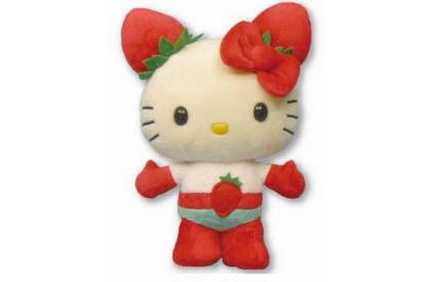 キティちゃんと苺がコラボ！可愛いスーパーヒーロー「いちごマン」って