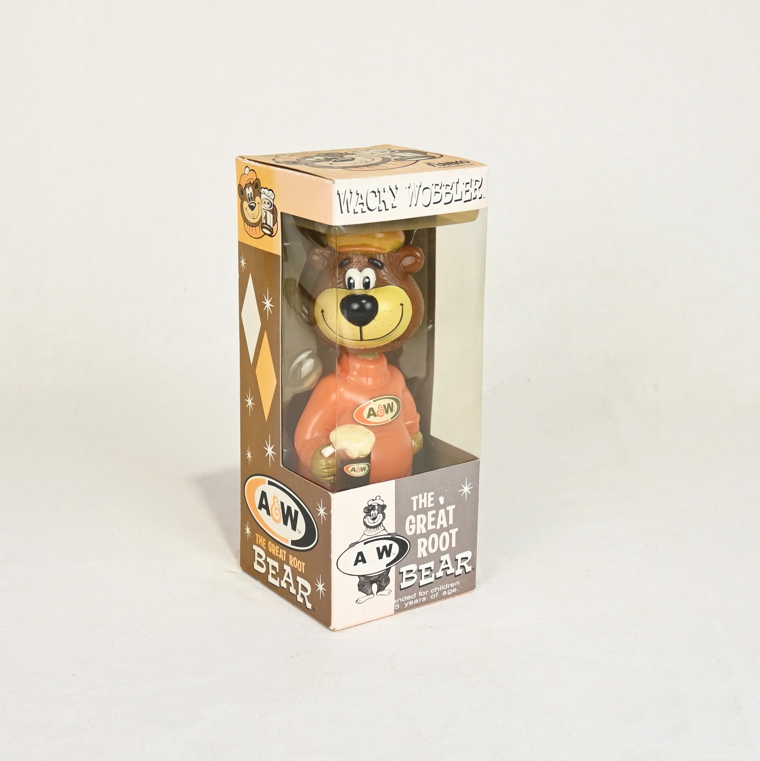 A＆W GREAT ROOT BEAR Bobble Head FUNKO U.S.A Vintage / A&W