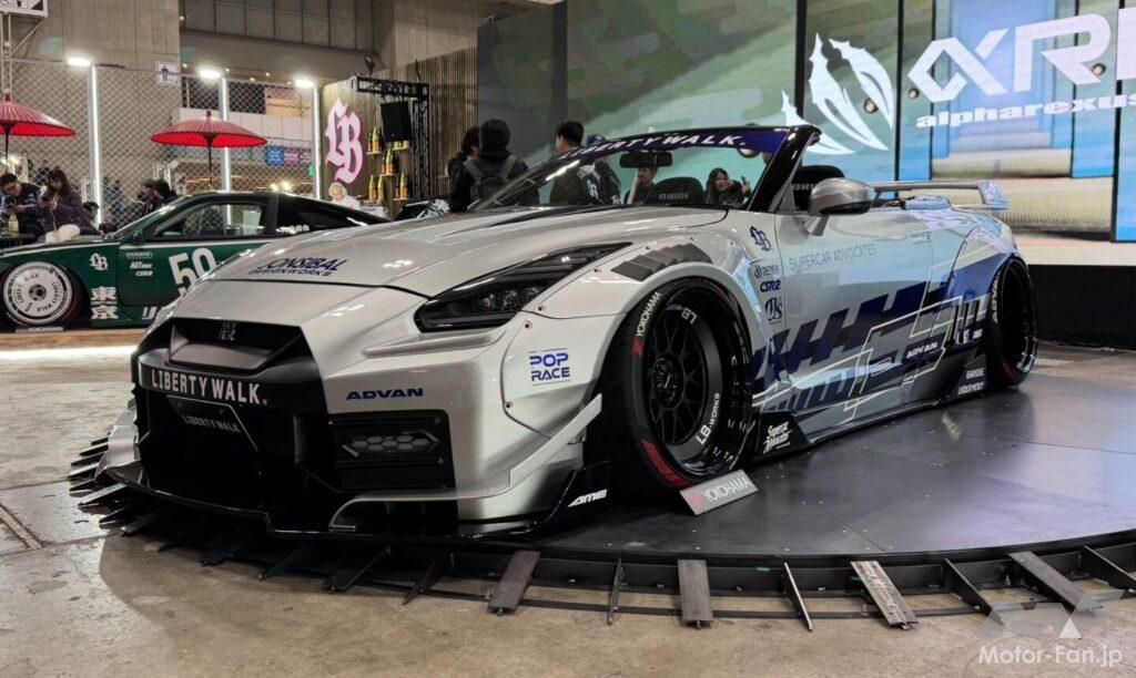 禁断のルーフカットGT-Rが登場！ リバティーウォークの最新作が規格外