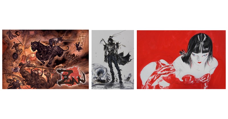 天野喜孝オリジナル作品「ZAN」アクションファンタジー作品として