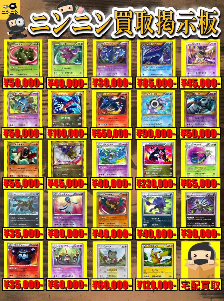 BW/XY | ポケモンカード専門「ニンニン」 | ポケモンカード専門店 ニンニン