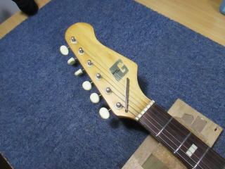 Guyatone LG-80T - ビザール、ポット交換、配線改造 - ギターリペア