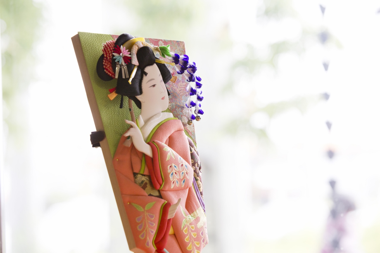 江戸押絵羽子板 藤の舞 - 人形の山川｜長野市