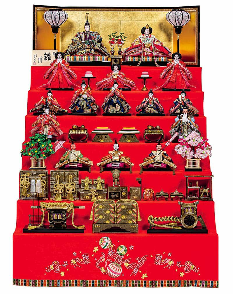 雛人形（ひな人形）十五人飾り | 人形屋ホンポ本店