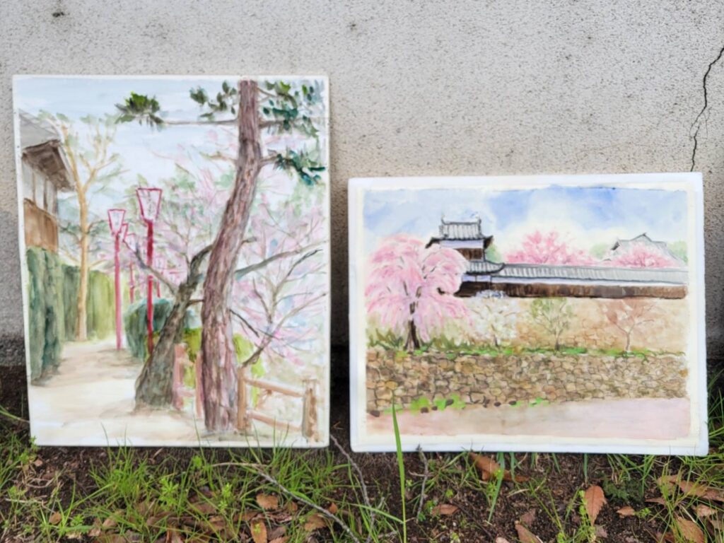 奈良県｜大和郡山市｜郡山城｜桜｜2025年3月｜風景画・作品｜スナップ