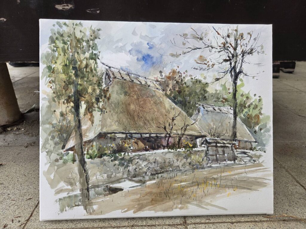 奈良県｜大和郡山市｜大和民族公園｜2026年2月｜風景画・作品