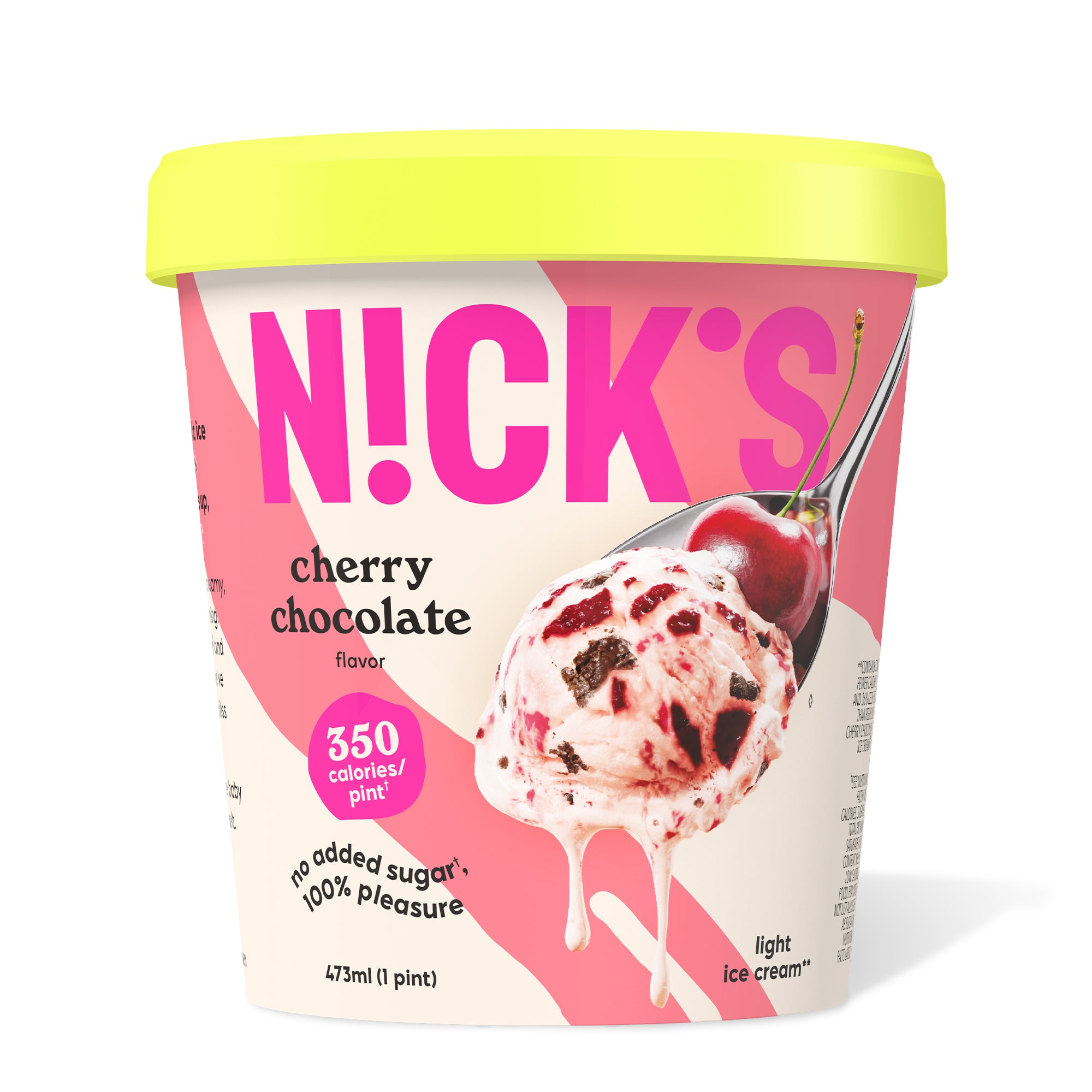 Cherry Choka Flaka - Swedish-style Light Ice Cream | Nick's – N!CK'S