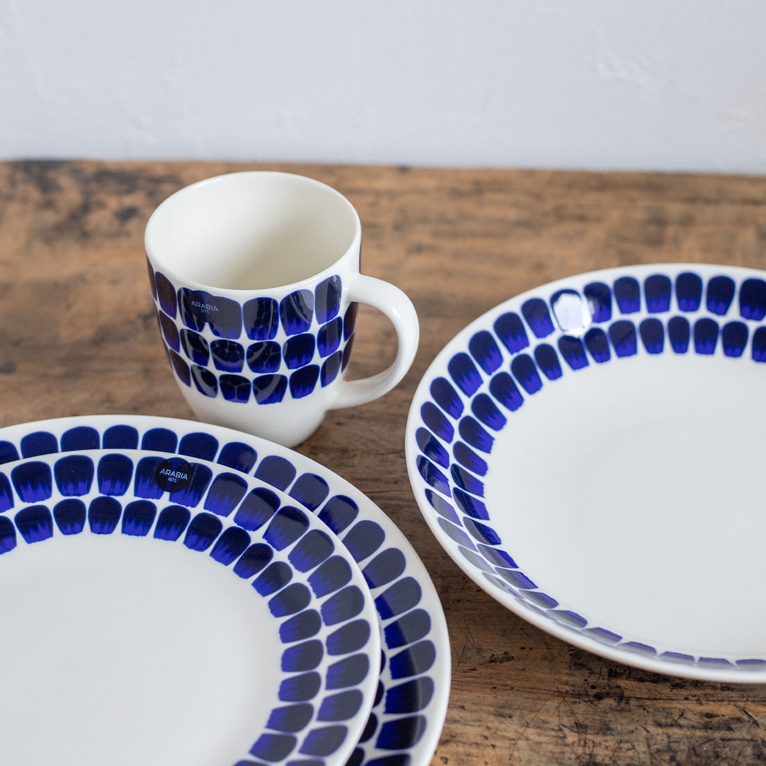 ARABIA/アラビア 24h Tuokio トゥオキオ コバルトブルー プレート 20cm