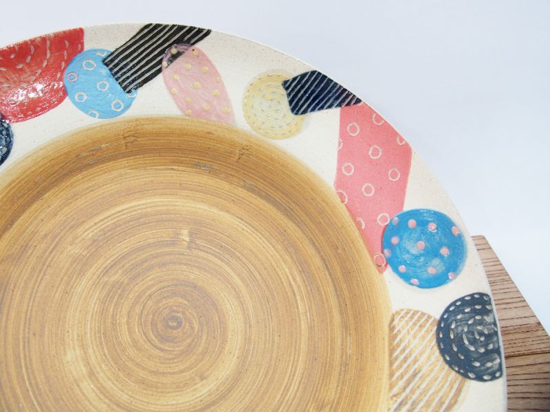 ポップキャンディー リム中深皿(カレー皿・パスタ皿) 1【nicorico】取