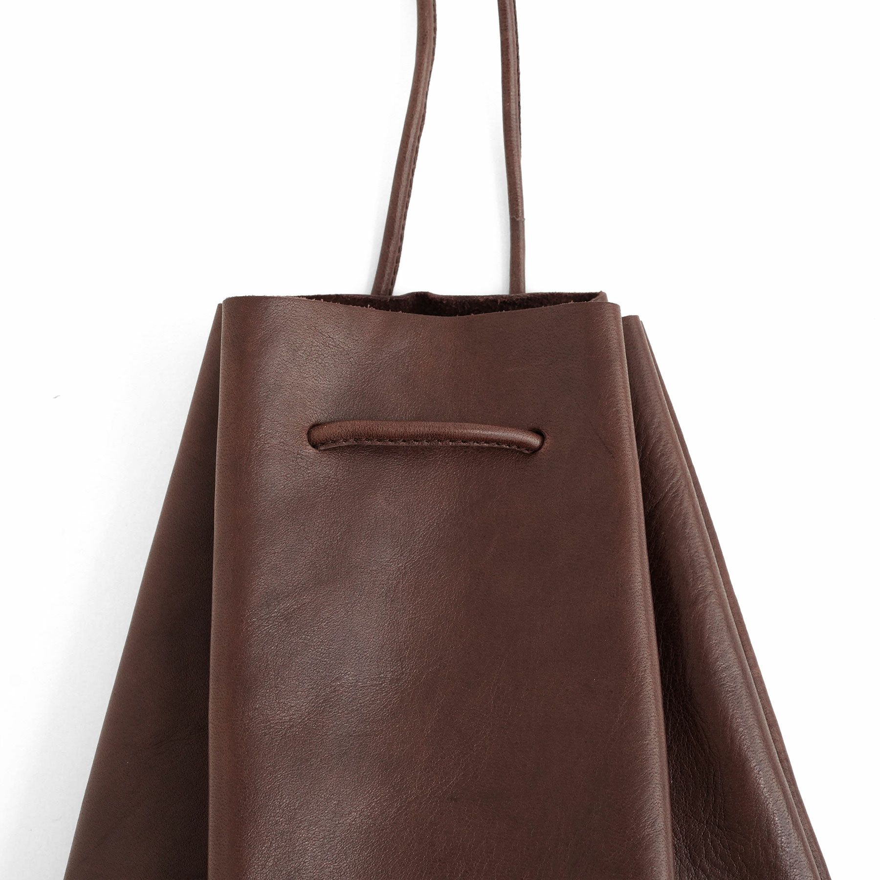 HORSE LEATHER DROP SHAPE POUCH M ドロップシェイプポーチM