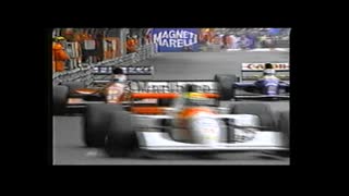 F1 1992年 モナコGP セナ VS マンセル ダイジェスト SENNA VS MANSELL
