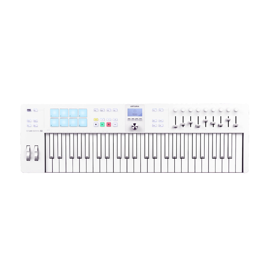 Arturia Keylab Essential 49 MK3 - Alpine White – Nightlife Electronics