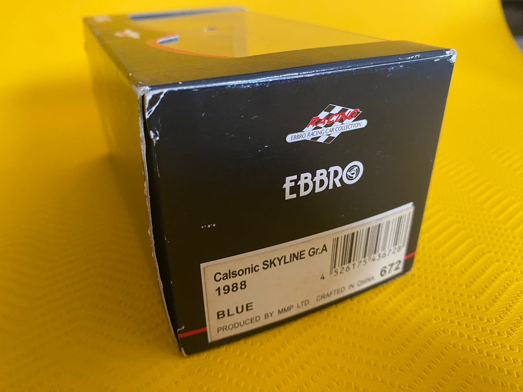 EBBRO 1/43 Nissan Skyline Calsonic R31 GTS-R Group A 1988