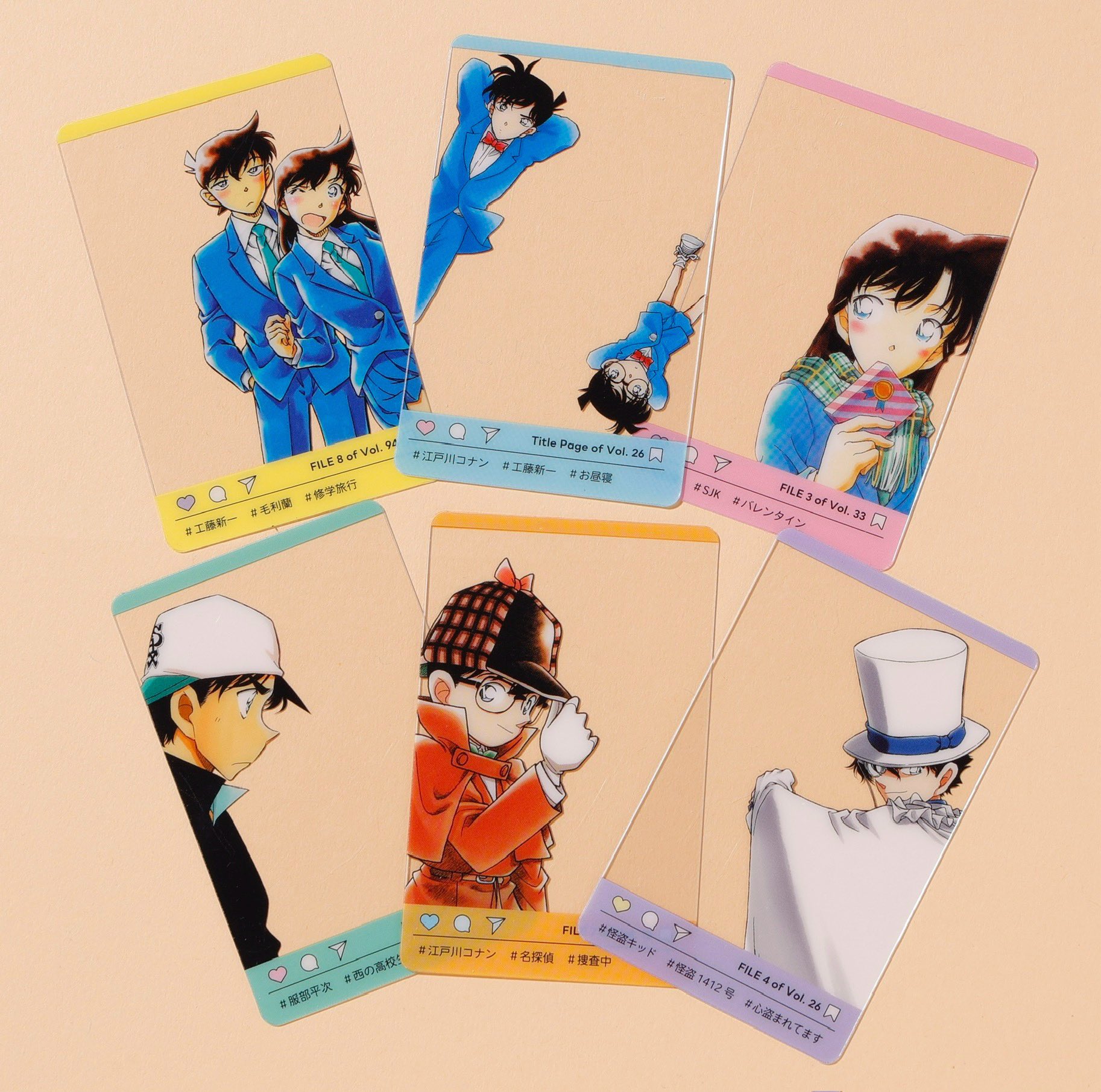 推しと撮影『名探偵コナン』SNS風クリアカードが「Cheese！」付録に
